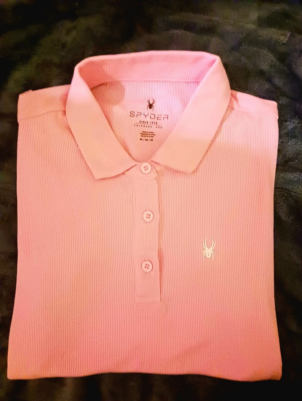NWT!Spyder,posh pink,polo style,shirt.